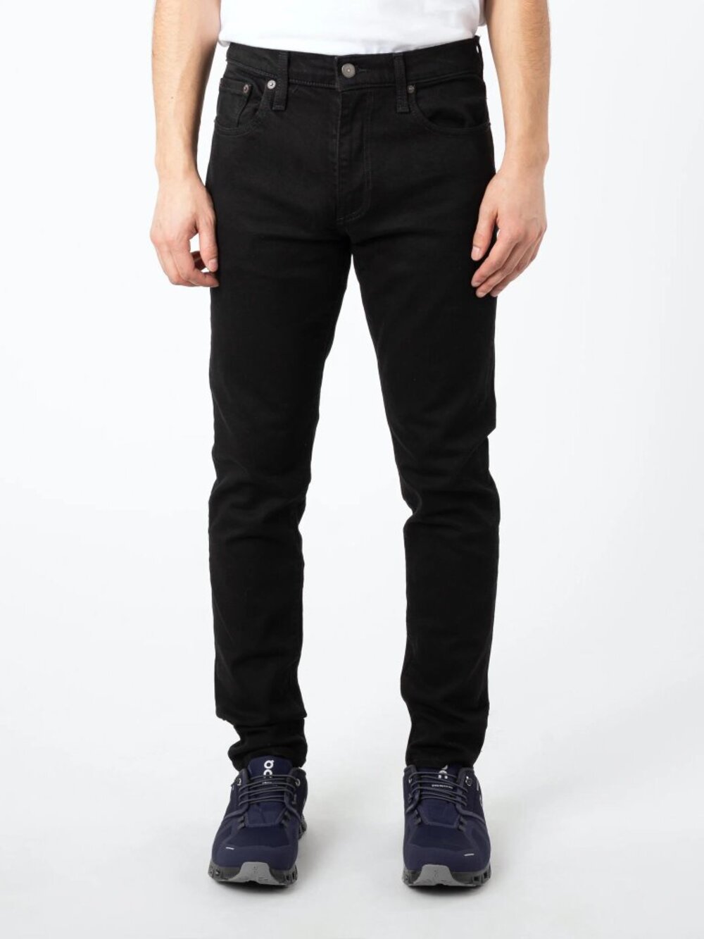 Levis 512 Slim Fit Jeans Men's Size 33x34 Solid Black Flex Stretch Denim NWT